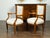 Pair of Italian 1860s Walnut Armchairs with Tapered Legs and New Upholstery For Sale In Atlanta - Image 6 of 9