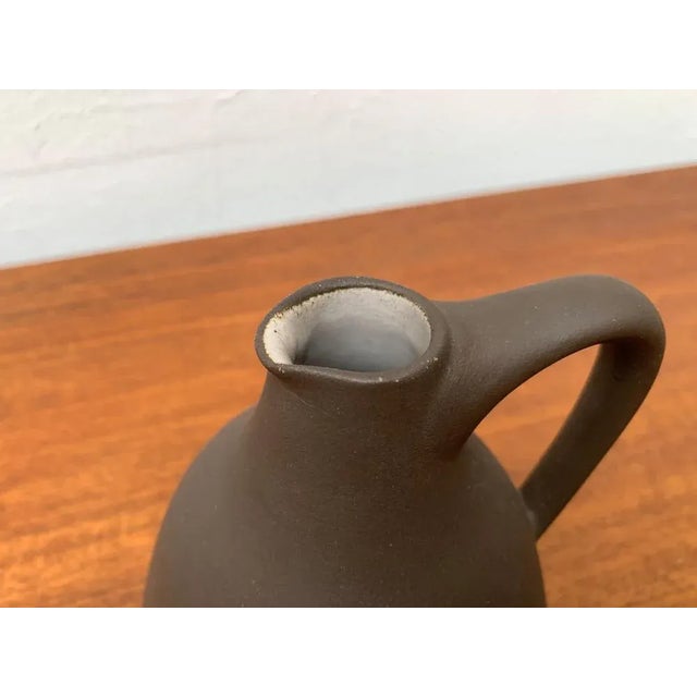 Ceramic Mid-Century German Minimalist Vase by Hildegard and Peter Delius for Hamelner Töpferei, 1960s For Sale - Image 7 of 18