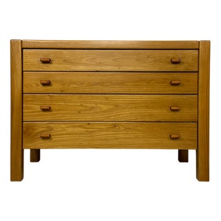 Vintage French Chest of Drawers in Elm from Maison Regain, 1960s For Sale