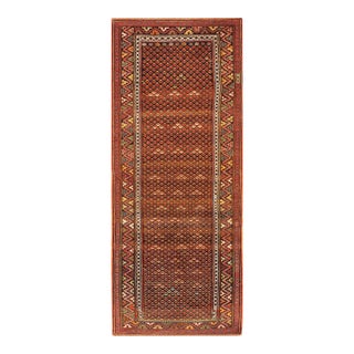 Antique Caucasian Soumak Rug 3' 8" x 9' 2" For Sale