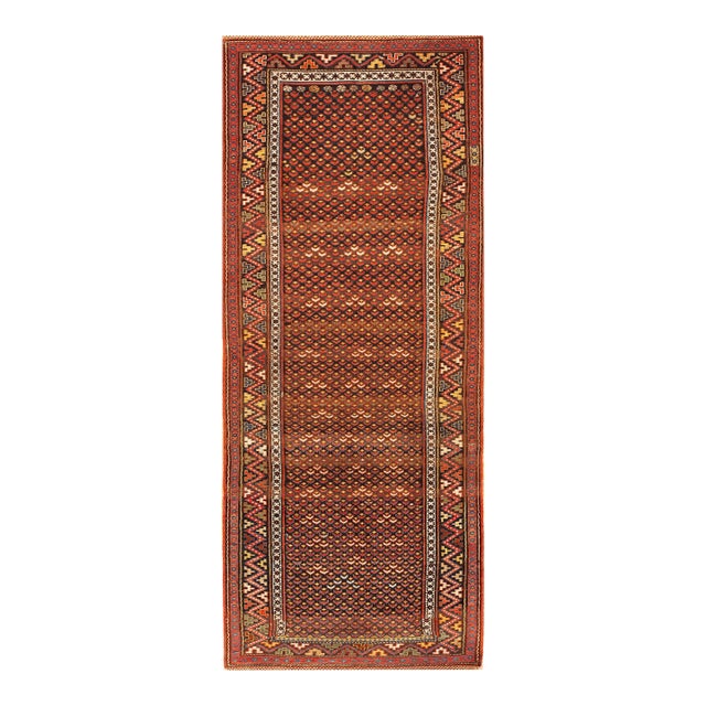 Antique Caucasian Soumak Rug 3' 8" x 9' 2" For Sale