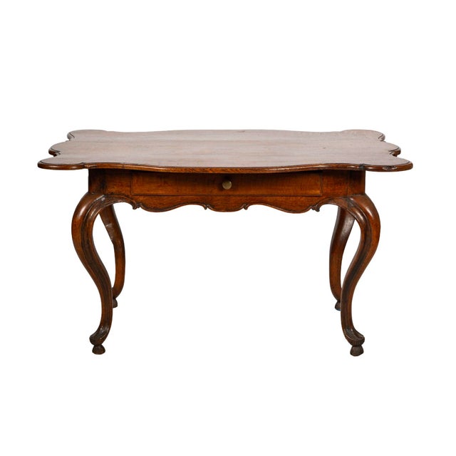 Antique French Country Rustic Writing Table Desk