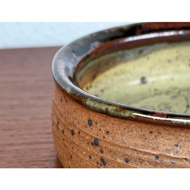 Mid-Century Modern Danish Studio Pottery Bowl by Bente Lemche, 1960s For Sale - Image 9 of 18