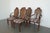 1980s Vintage Century Furniture Louis XVI-Style Cane Back Dining Chairs - Set of 6 For Sale - Image 5 of 12