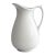 Large Antique 19th Century English White Ironstone Pitcher For Sale
