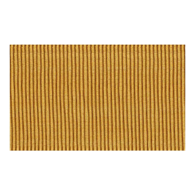 Sample - Schumacher Wide Faille Tape in Gold For Sale