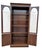 Brown 1980s Ethan Allen Georgian Court Display Cabinet Curio Hutch Lighted Chippendale For Sale - Image 8 of 15