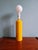 Large Vintage Table Lamp in Yellow Lacquered Metal, 1980s For Sale - Image 11 of 11