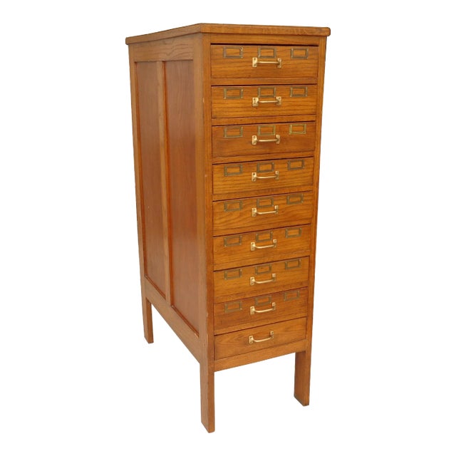 Vintage Card Catalogue Cabinet For Sale