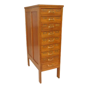 Vintage Card Catalogue Cabinet