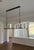 Contemporary Rh Wright Linear Chandelier by Ian K. Fowler | 72" Hammered Iron For Sale - Image 3 of 3