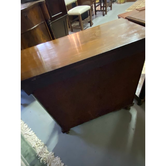 Wood Pair 19thc French Rosewood Mirrored Console Tables For Sale - Image 7 of 7