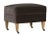 Brown Alcott Ottoman, Chocolate Velvet For Sale - Image 8 of 8