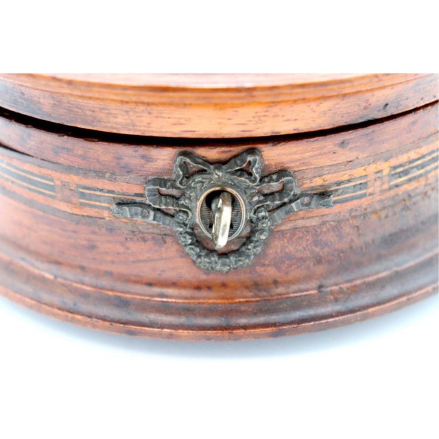Wooden Jewelry Box with Silver Applications For Sale - Image 4 of 10