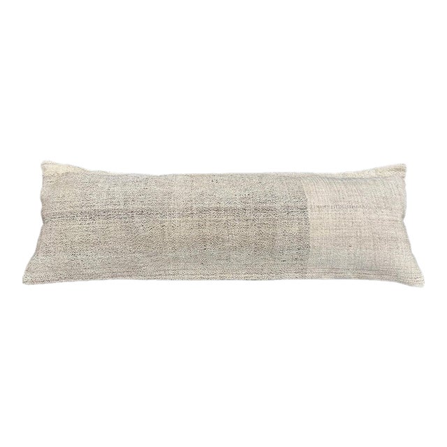Turkish Hemp Pillow Cushion Natural Beige Cushion Cover 14x40 For Sale