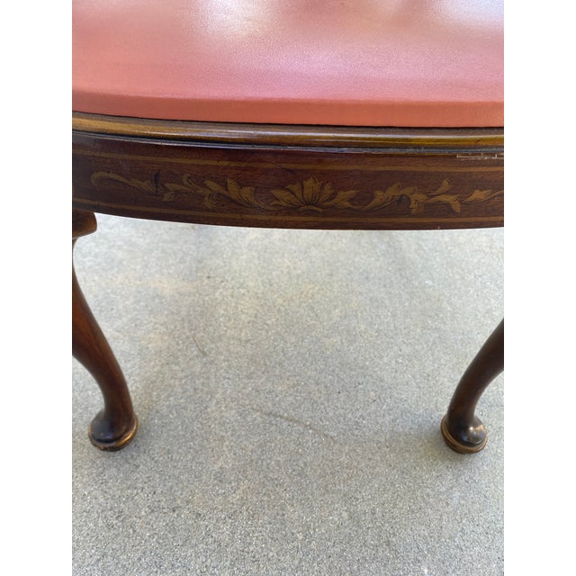 Wood Vintage Philadelphia Queen Anne Armchair - Chinoiserie & Gold Leaf For Sale - Image 7 of 9
