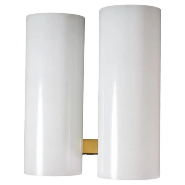 Mid-Century Modern Opaline Glass Wall Light attributed to Doria Leuchten, Germany, 1960s For Sale - Image 13 of 13