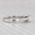 1.30ctw Diamond Engagement Ring Platinum Vs1 H Gia Size 6 Cathedral Band For Sale - Image 4 of 8