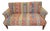 Sundance Kilim Wool Colorful Southwest Loveseat / Sofa Entry Bench Seat For Sale