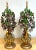 Italian Hollywood Regency Giltwood & Tole Violet Topiary Sculptures - a Pair For Sale - Image 10 of 12