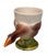 French Country French Majolica Goose Egg Cup Sarreguemines Circa 1920 For Sale - Image 3 of 10
