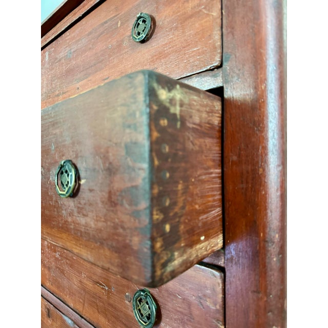 Wood Late 1800s American Chest of Drawers For Sale - Image 7 of 9