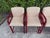 Red Vintage Loewenstein Curved Arm Counter Stools - Set of 4 For Sale - Image 8 of 16