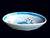 Baby Blue 1980s Tonalá Mexico Glazed Ceramic Oval Bowl For Sale - Image 8 of 14