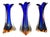 Blue Vintage Murano Glass Vases, 1960s, Set of 3 For Sale - Image 8 of 8