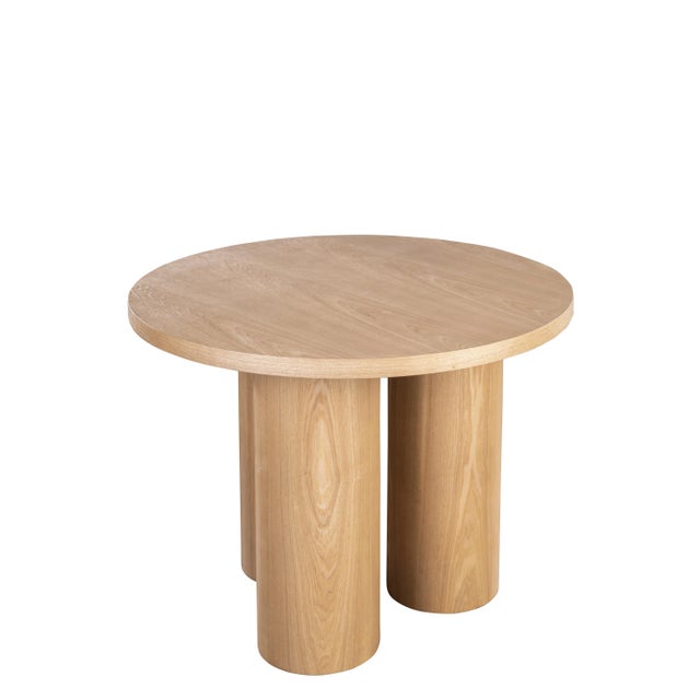 Balmain Round Wood Entry Table Chairish