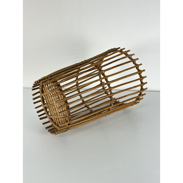 1960s Mid-Century Bamboo Umbrella Stand, Italy, 1960s For Sale - Image 5 of 8
