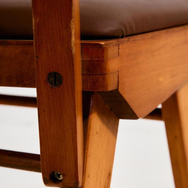 Vintage Side Chair in Oak For Sale - Image 15 of 18