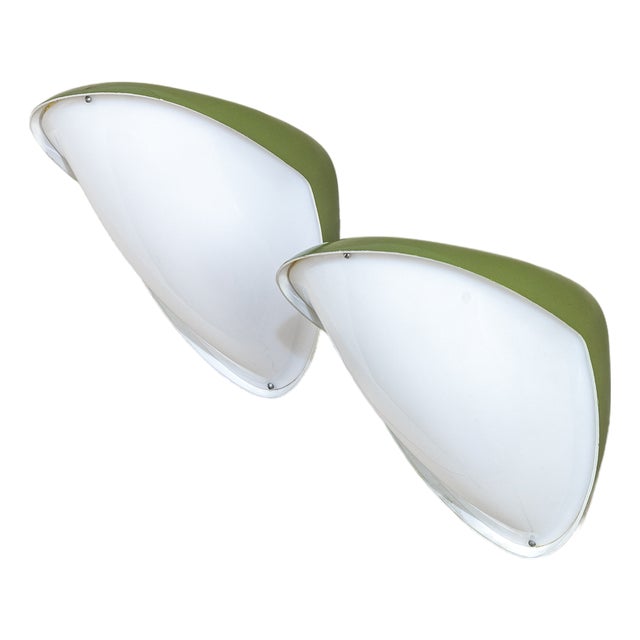 Metal Wall Lamps by Gio Ponti for Greco, 1950, Set of 2 For Sale