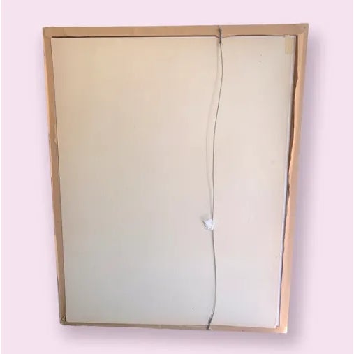 1990s Custom Light Wood Wall Frame Chairish