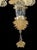 Glass Luxury Italian "Ca' Rezzonico" With Gold Flowers and Leaves Murano Glass For Sale - Image 7 of 8