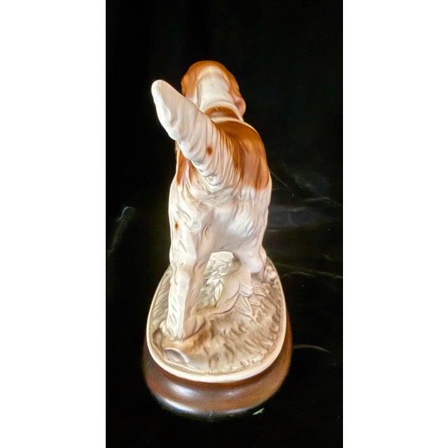 1950s 1950s M. Talia Hunting Dog Porcelain Figurine For Sale - Image 5 of 12