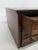 Contemporary Campaign Style Mahogany Desk Top With 6 Drawer Letter File Chest For Sale - Image 3 of 12