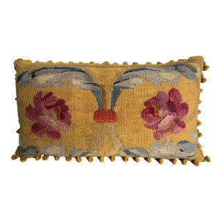 Aubusson French 1800 Pillow For Sale