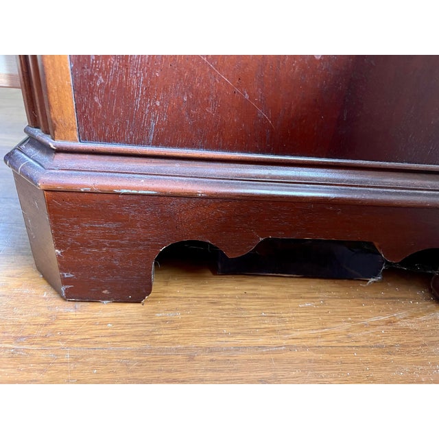 1980s Vintage Drexel Chippendale Mahogany High Chest For Sale In Boston - Image 6 of 14
