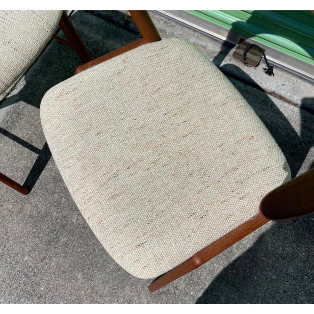 Kai Kristiansen for Korup Stolefabrik, Denmark, Model 32 Teak Chairs, a Pair For Sale In West Palm - Image 6 of 12