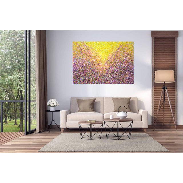 Pink Extravaganza 3.Modern Original Hand Painting. For Sale - Image 10 of 11