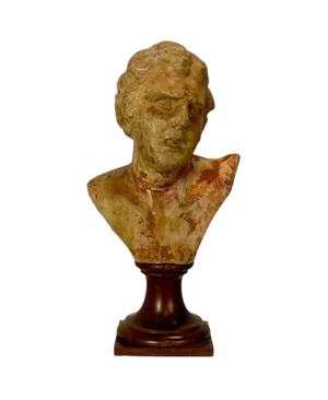 Classic Male Bust, 1890s-1910s, Terracotta
