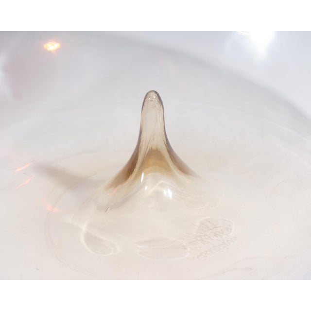 Tapio Wirkkala Venini Italian Murano Bolle Bottle Vase For Sale - Image 9 of 10