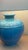 French Ceramic Lamp with Blue Glazed Base from Louis Drimmer, France, 1980s For Sale - Image 9 of 10