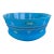 Antique French Art Nouveau Blue Opaline Glass Bowl For Sale