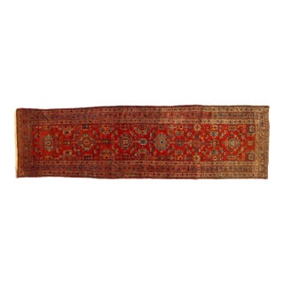 Antique Persian Bakhshaish Runner, 3' X 10' For Sale