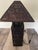 Brutalist Ethnic Wooden Table Lamp, 1970s For Sale - Image 3 of 7