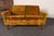 Scandinavian Folke Ohlsson Teak Settee in Jack Lenor Larsen "Caravan" Velvet For Sale - Image 17 of 18