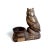 Circa 1910 German Black Forest Owl. "Black Forest" is a term to describe elaborate, realistic wood carvings. In Europe,...
