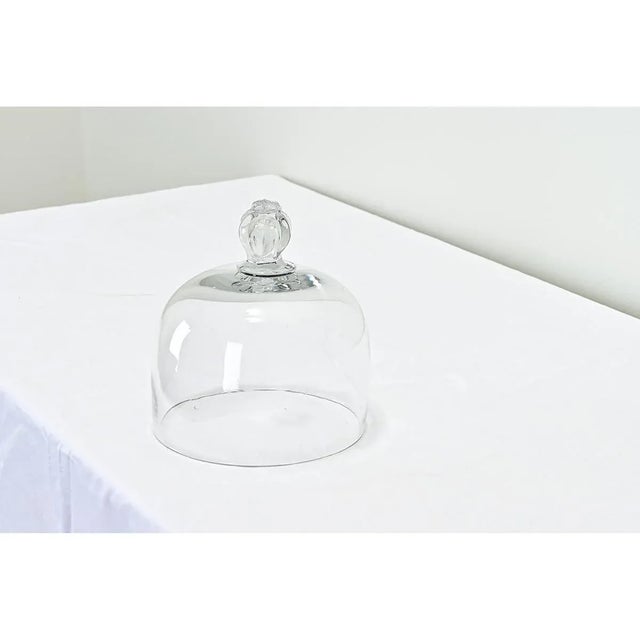 Early 19th Century French 19th Century Glass Cheese Dome For Sale - Image 5 of 6